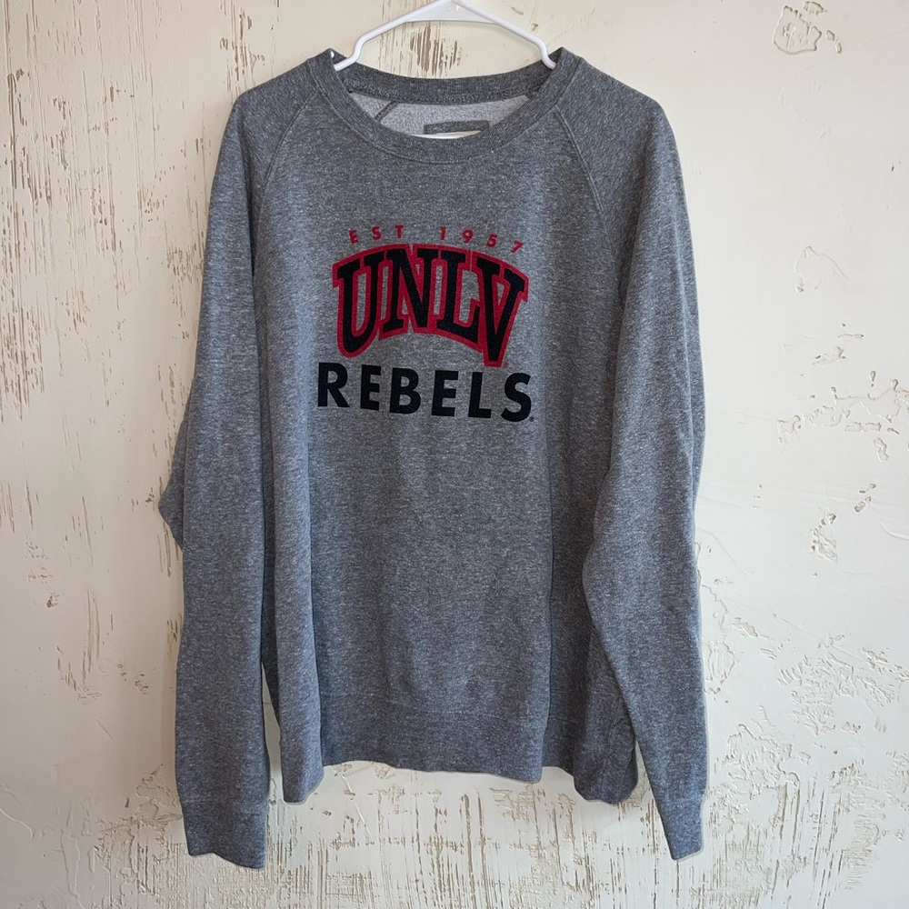 UNLV grey Crewneck. Size XL.